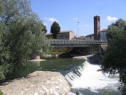 The river Serio at Montodine.