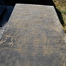 Hooker family gravestone