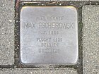 Stolperstein für Max Pscherowski