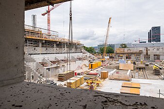Swiss Life Arena under construction in September 2020