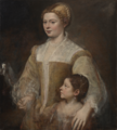 Titian, Portrait of a Lady and her Daughter