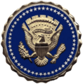 Auf dem „Presidential Service“-Abzeichen des Präsidenten der Vereinigten Staaten