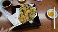 Japanese dish Tempura, as served in Tokyo