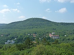 View of János Hill from Kis-Hárs Hill