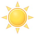 Vorhersage­symbol: „sonnig“