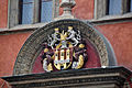 Coat of arms of the Old Town of Prague at the Old Town Hall