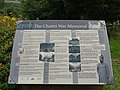 The Chattri Brighton noticeboard explaining the monument