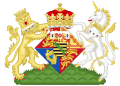 Complete arms of Alice as a princess of the United Kingdom