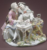 Couple Drinking Chocolate, c. 1744