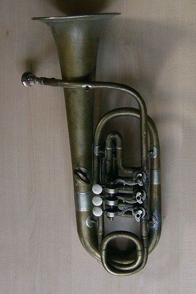 An alto horn is a type of brass instrument and aerophone.