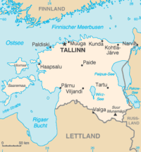 Karte Estlands