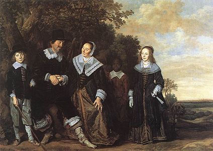 Family Group in a Landscape, Frans Hals