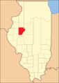 Fulton County, reduced to its current size in 1825, its unorganized territory formed into new counties.