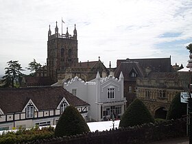 Malvern, with its Priory church, is the district's largest settlement and its administrative centre