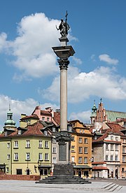 Sigismund's Column at castle Square in Warsaw