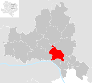 Lage der Gemeinde Leobendorf (Niederösterreich) im Bezirk Korneuburg (anklickbare Karte)
