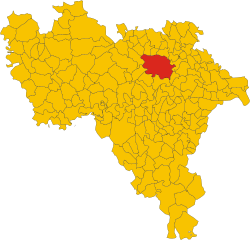 Pavia within the Province of Pavia