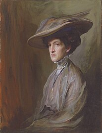 Portrait of Margot Asquith, by Philip de László (1909)