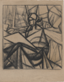 Woman, 1914. Charcoal on paper, MoMA, New York
