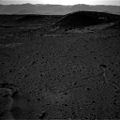 Curiosity's view of a bright spot near "The Kimberley" (KMS-9; April 3, 2014).[254]