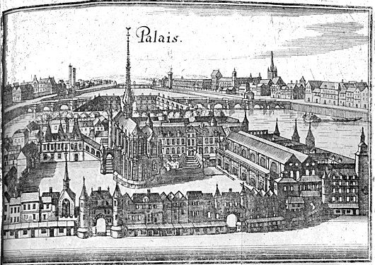 The Palais de la Cité in 1655