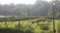 Pilikula Botanical Garden - Mini garden beside the lake