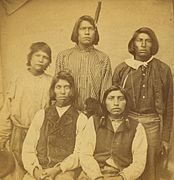 Young men in Reno, Nevada, circa 1870