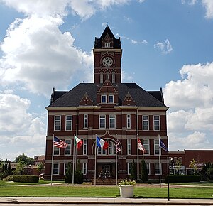 Rice County Courthouse in Lyons (2022)