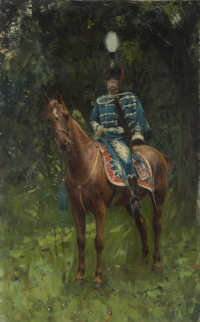 King Umberto I on Horseback, 1897