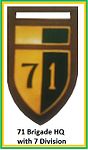 SADF 7 Division 71 Brigade HQ Flash