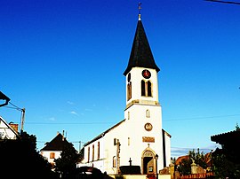 The church in Schwobsheim