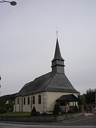 The church in Toutainville