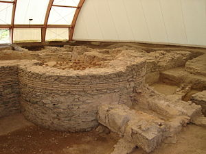 Viminacium thermae ruins near Kostolac