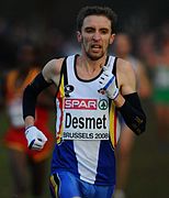 Pieter Desmet kam im zweiten Vorlauf nicht ins Ziel