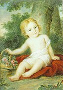 Amelia Curran: Clara Allegra Clairmont-Byron, Öl auf Leinwand, 1819
