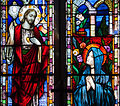 Stained glass at Ballylooby Church of Our Lady and St. Kieran, Ireland