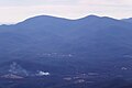 Blood Mountain (L) and Slaughter Mountain (R), as seen from Brasstown Bald