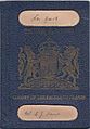 1947 Colony of the Falkland Islands passport