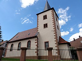The Protestant church in Buswiller