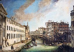 Il rio dei Mendicanti - Canaletto