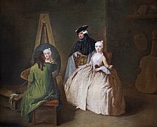 L'atelier del pittore 1740