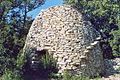 Dry stone hut at Vers-Pont-du-Gard, Gard, France