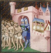 Expulsion of the inhabitants from Carcassone in 1209