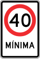 RR-2 Minimum speed limit (40 km/h)
