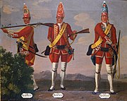 Grenadiers, 34th, 35th and 36th Regiments of Foot