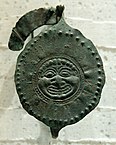 Fig. 13. Gorgoneion; Disk-fibula, Louvre BR 4306 (second half of the sixth century BC)[71]