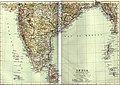 Malabar Coast in 1911 (On the southwestern region of the map)