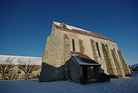 The church in Cerneux