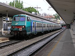An FS push-pull train at Trieste Centrale.