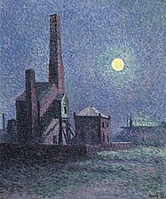 Factory in the Moonlight, 1898